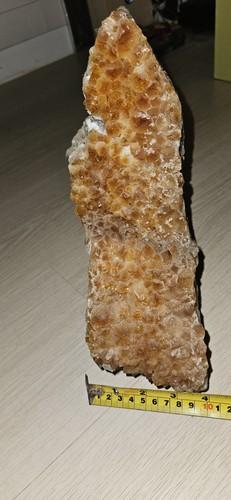 Citrine crystal druzy - druzy, quartz