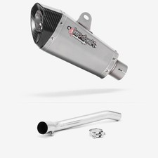 Lextek XP10 Matt S/Steel Exhaust 210mm Link Pipe for Suzuki GSXR 1000 (07-08)