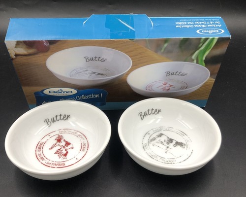 Dema porcelain butter pat - butter,