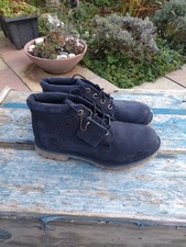 Blue Leather Nubuck Nellie