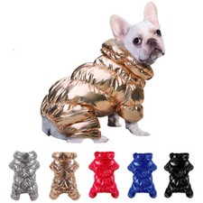 Winter Warm Dog Clothes Pet Puppy Coat Jacket for French Bulldog Pug Chihuahua 