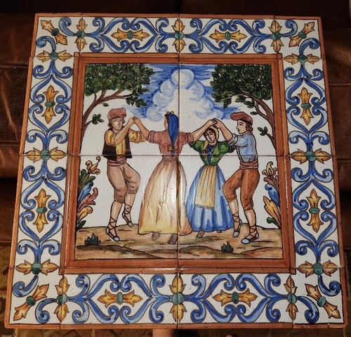 Tile scene greek turkish - scene,