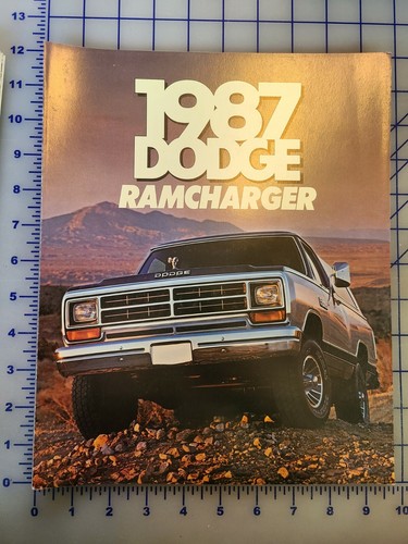 1987 dodge ramcharger brochure - 1987,