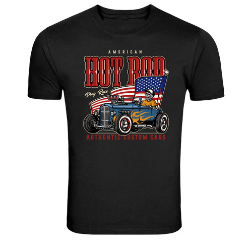 American hot rod fast - rod, loud