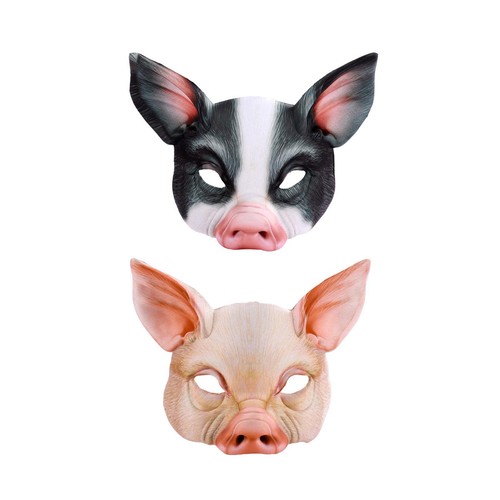 Half face animal mask cosplay - animal,