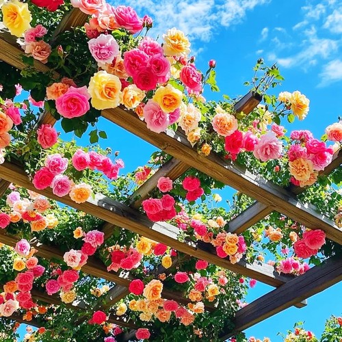 Imp hybrid climbing rose - hybrid,