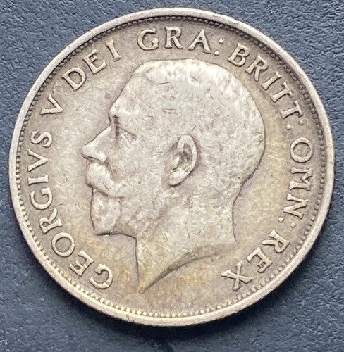 1916 george silver shilling - silver,