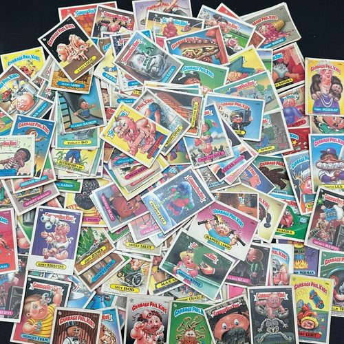 Garbage pail kids cards - garbage,
