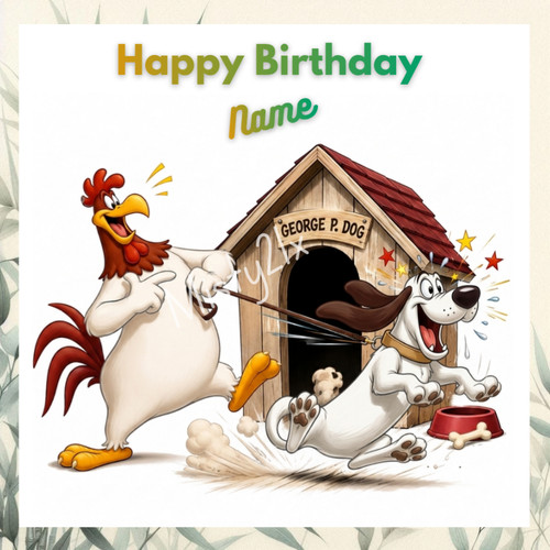 Personalised foghorn leghorn - personalised,