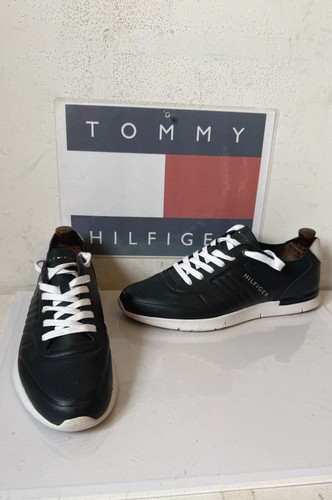 Tommy hilfiger navy leather - navy,