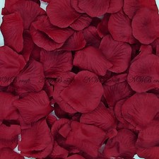 Silk Rose Petals - Wedding Birthday Celebration Decoration Confetti - UK Seller
