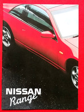 1990 NISSAN RANGE Sales Brochure inc 200SX 300ZX Sunny Coupe ZX Bluebird MINT