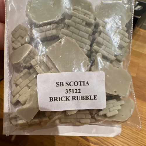 Scotia brick rubble diorama - rubble,