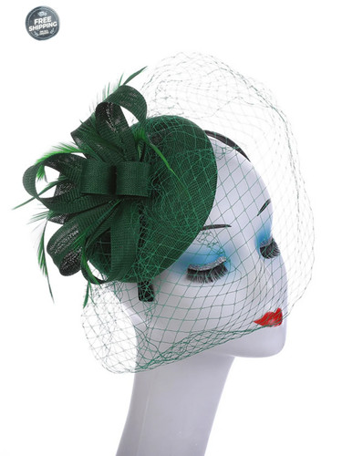 Wedding bridal fascinator - bridal, hat