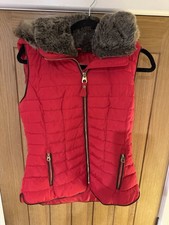 Joules Women's Red Gilet Size