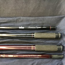 2 x Daiwa Seahunter 9ft 6" uptide carbon fibre sea fishing rods