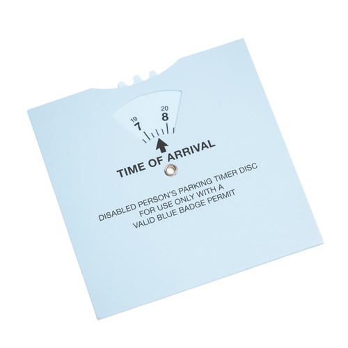 Blue badge parking - clock, timer