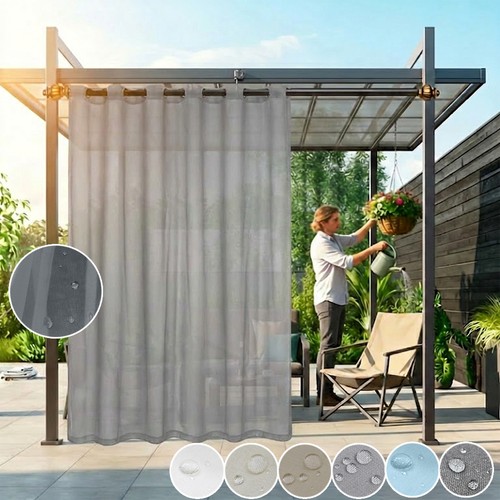 Sheer outdoor curtains patio - sheer,