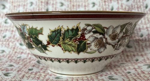 Spode christmas rose - rose, bone