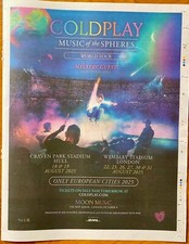 Coldplay Live Tour Dates 2025