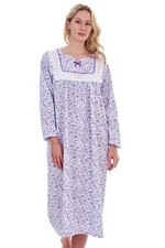 Women Warm Nightdress Floral