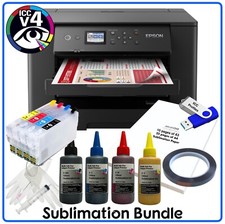 Sublimation Bundle: Epson WF-7310 A3+ Printer + non-oem Ink, ICC, Cartridges