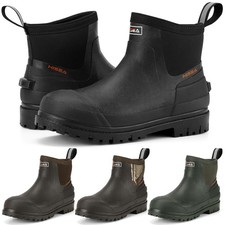 HISEA Men Chelsea Rain Boots