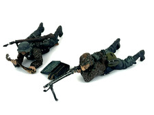 Collectors Showcase Waffen SS Machine Gun Team WWII Germany Toy Soldier Boxed
