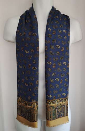 Vintage men fringed blue - men's,
