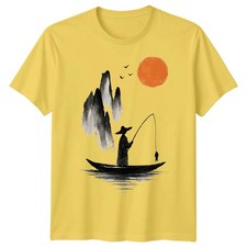 A Japanese Boat at Sunset Mens