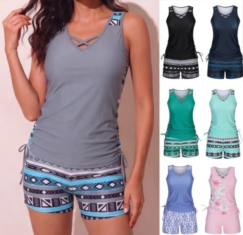 Women tummy control tankini - women's,