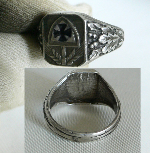 Ring german ww2 wwii oak - wwii,