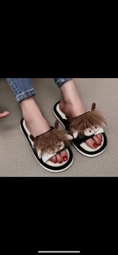 Highland cow slippers size - slippers,