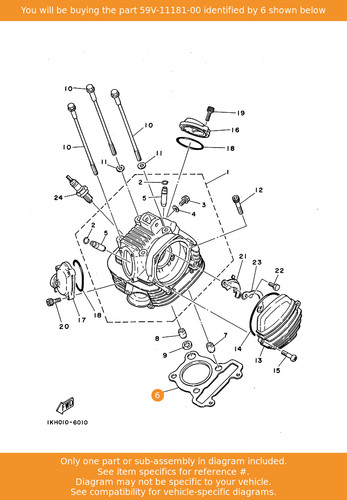 Yamaha gasket cylinder head - gasket,,
