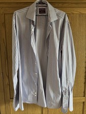 Marks & Spencer Sartorial Timothy Everest Extra Fine Cotton Shirt 17.5 Striped