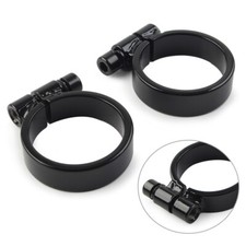 Black Exhaust Port Clamps For