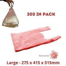 Large Adult Incontinence Nappy Pad Disposal Bags Scented - 300 Sacks
