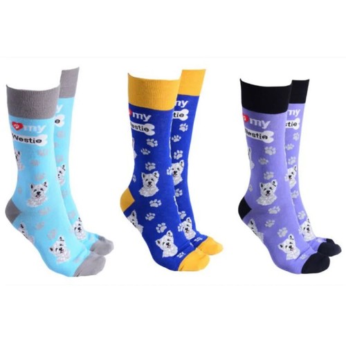 Westie dog society socks - dog,