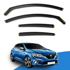 Renault Megane MK4 2016-2020 5 Door Hatchback Wind Deflectors 4pc Edgevisors 