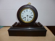 Japy Freres Antique French Wooden Mantel Clock