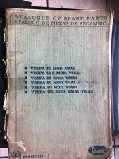 Vespa Parts Catalogue 50,50s,90,125 Early Rare Green Cover