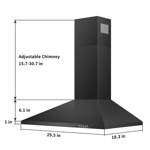 450 cfm cooker hood - cfm, 30