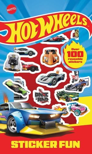 Hot wheels sticker - hot, book