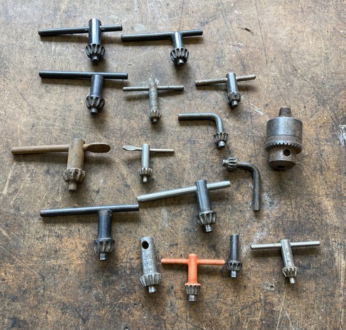 Vintage chuck keys drill - keys,