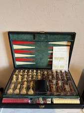 Chess & Backgammon Wooden Set