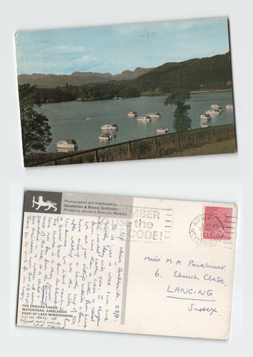 Postcard lake windermere - postcard,