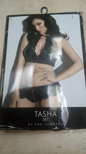 Ann summers black tascha shiny - summers,