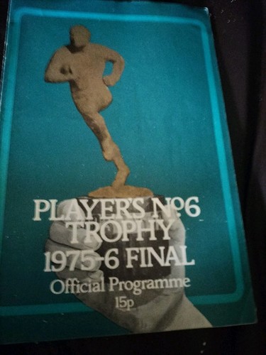 1976 players trophy - trophy, final