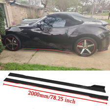 For Nissan 370Z 350Z Nismo Side Skirts Rocker Panel Extension Spoiler Splitter
