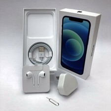 Original Apple iPhone 12 box + Full Accessories - Plug, Cable, EarPods + Sim Key